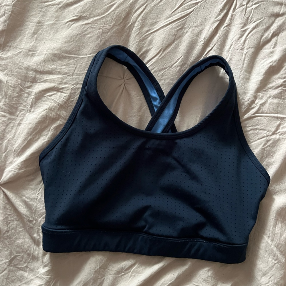 Navy blue sports bra never worn